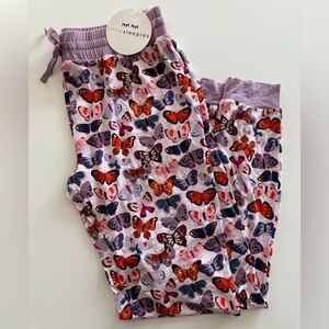 Little Sleepies Butterfly Kisses Women's Pajama Pants- Small- NWT